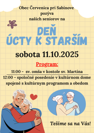 Deň úcty k starším 2025