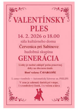 VALENTÍNSKY PLES 2026